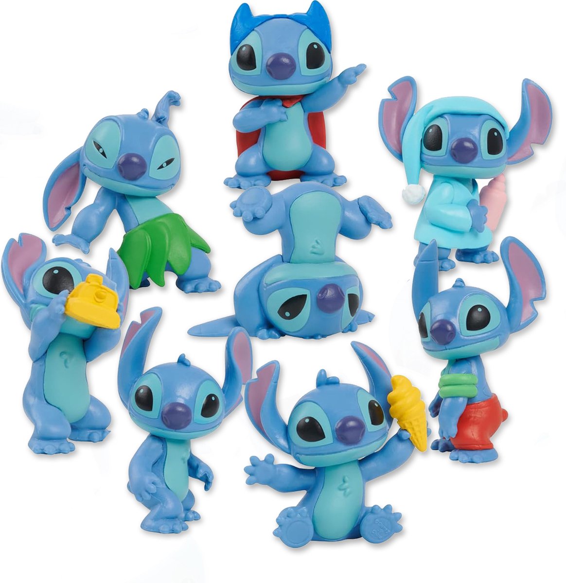 Disney Stitch – Set mit 8 Spielfiguren