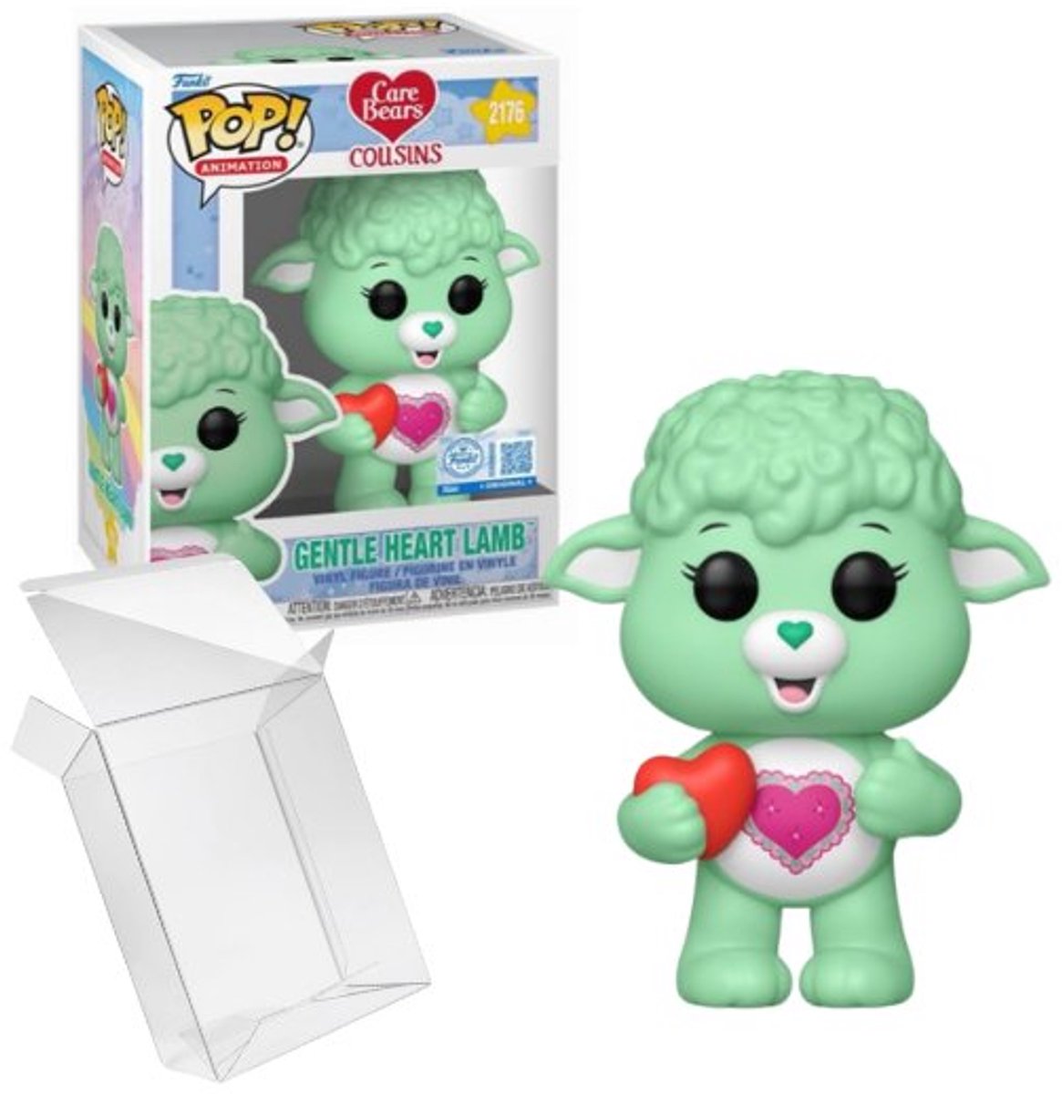 Funko Care Bears sanftes Herzlamm (Pop! Animation) Vinylfigur 2176 Unisex Pop! - neutral - Standard