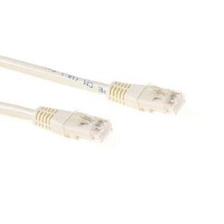 UTP Cat6 Patchkabel Act Ib8402 Elfenbein