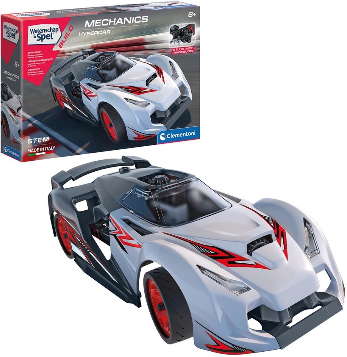 Clementoni Science Game Build - Rennwagen