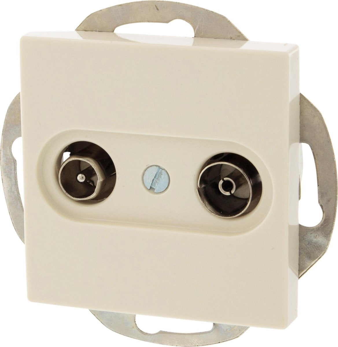 Jung as500 Radio-TV-Wandsteckdose – Einbau – Creme