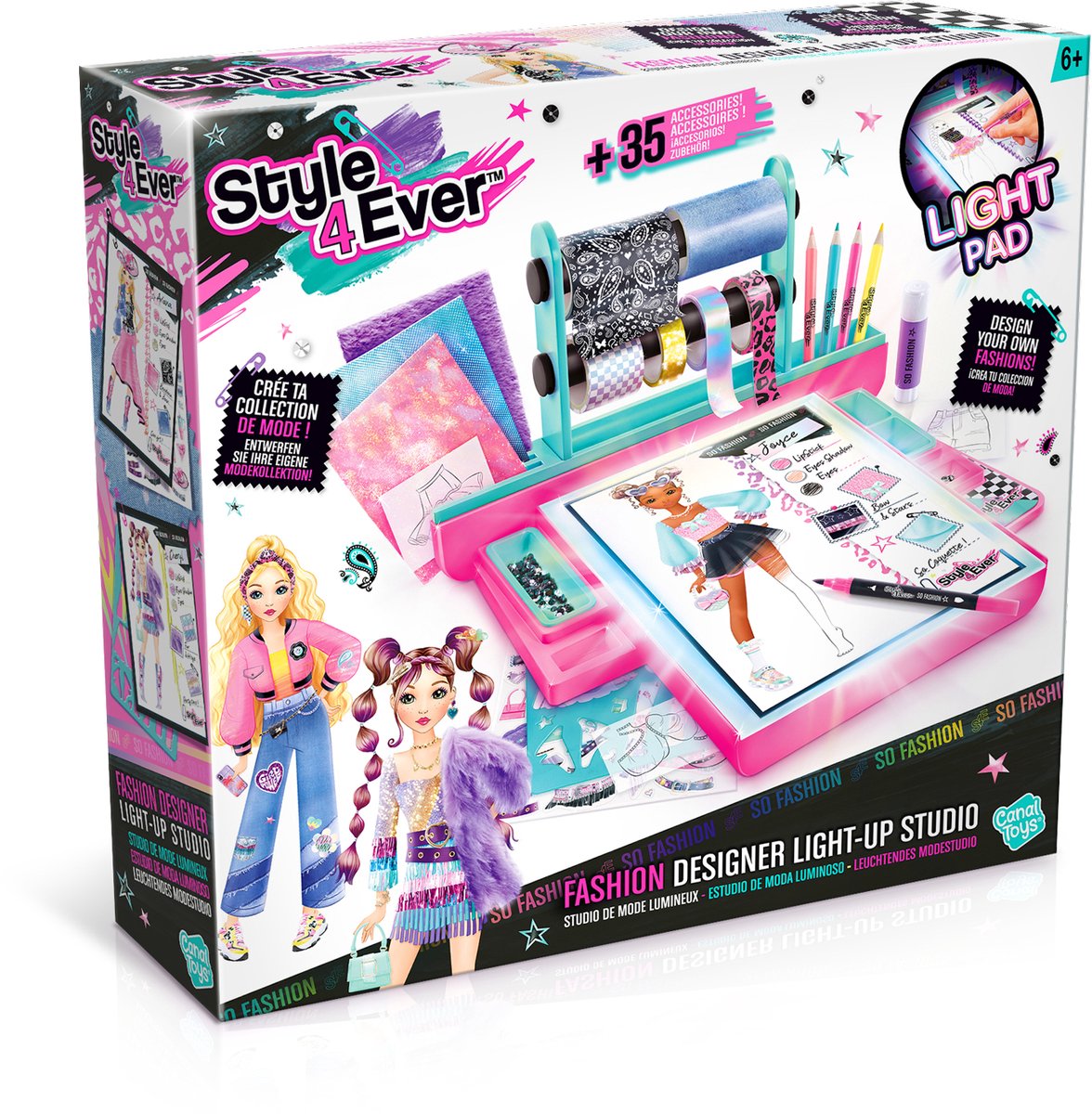 Canal Toys Modedesigner-Studio leuchtet auf – Teenager