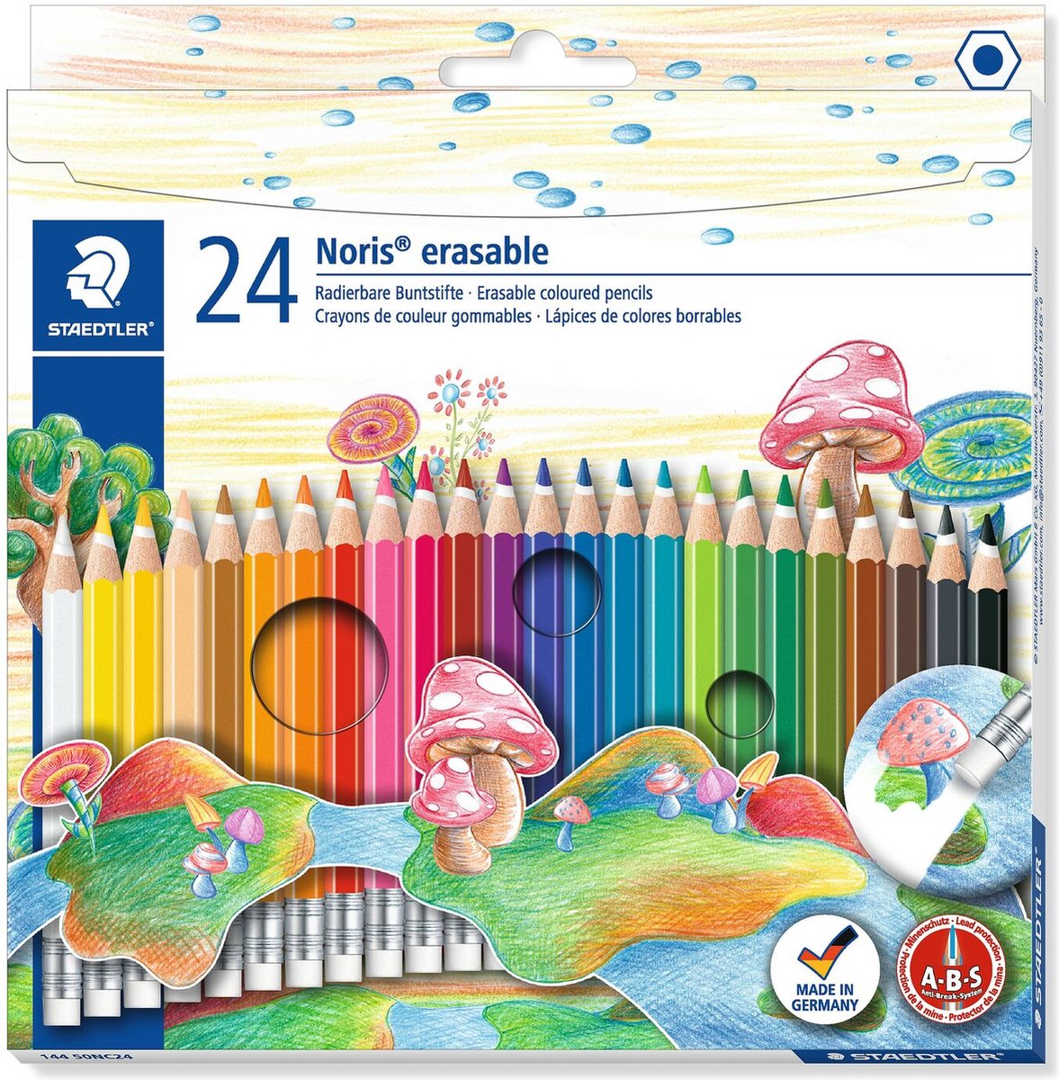 Staedtler Spielzeug | kreatives Kunstwerk zum Selbermachen – Noris Club löschbar – Set 24-tlg