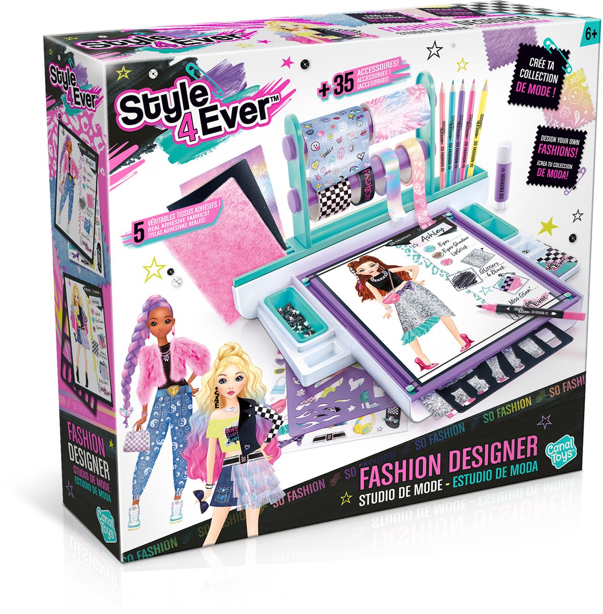 Modedesignerstudio sortiert