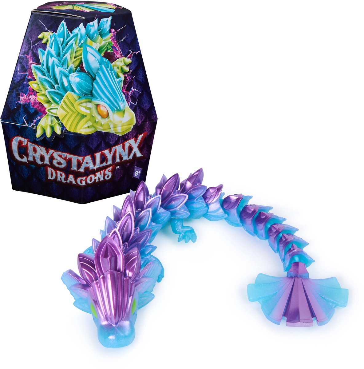 Crystalynx Spin Master Drache Spielzeugfigur Crystal Lynx 23 cm Mini-Actionfigur.