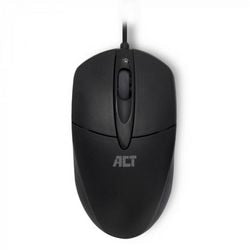 ACT Kabelgebundene optische Maus, USB, 1000 DPI, schwarz