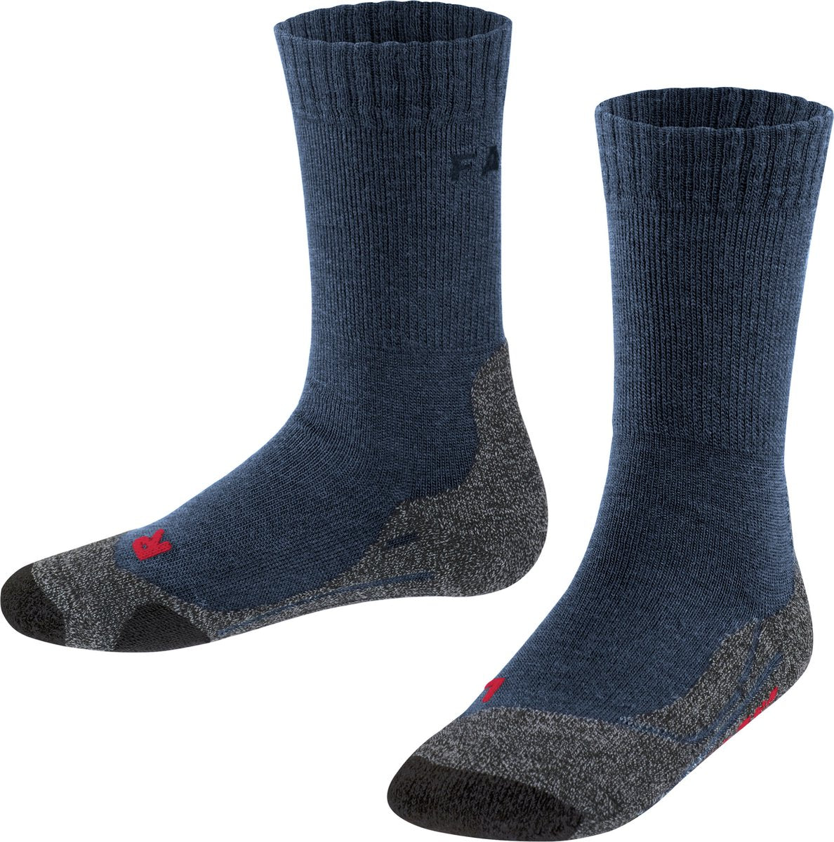 Falke TK2 Anti-Blister Wandersocken aus dickem Woll-Funktionsmaterial Kinder blau - Größe 31-34