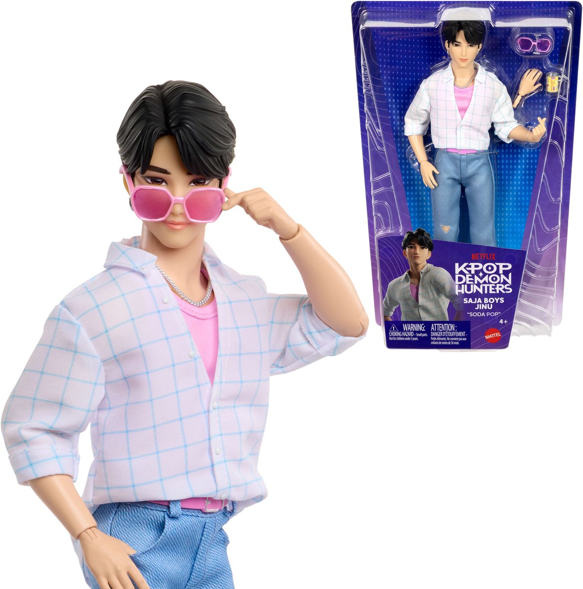 Mattel Kpop Dämonenjäger Saja Boys Jinu – Modepuppe