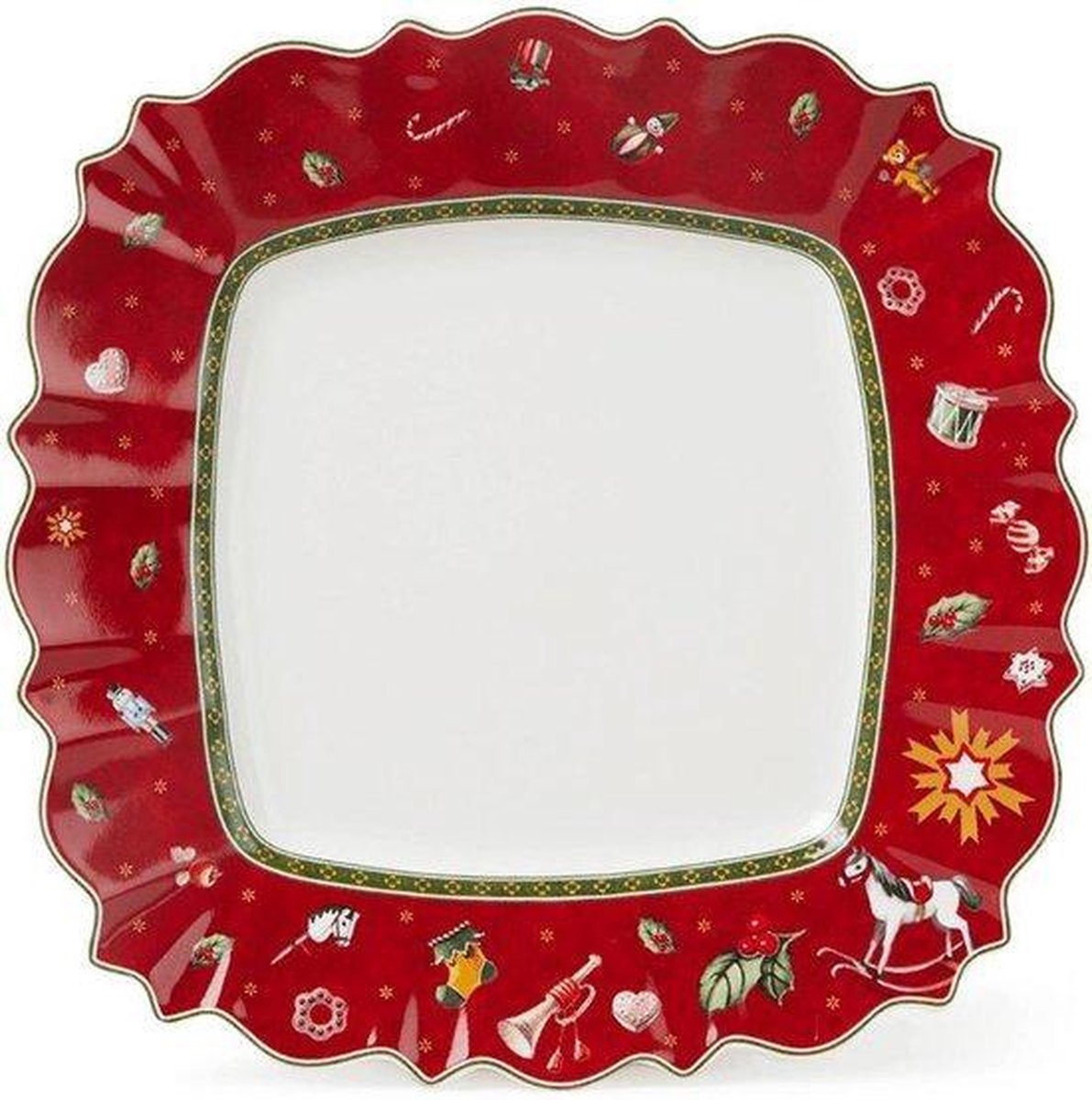 Villeroy Boch Speiseteller Toy's Delight - Rot - 28 x 28 cm