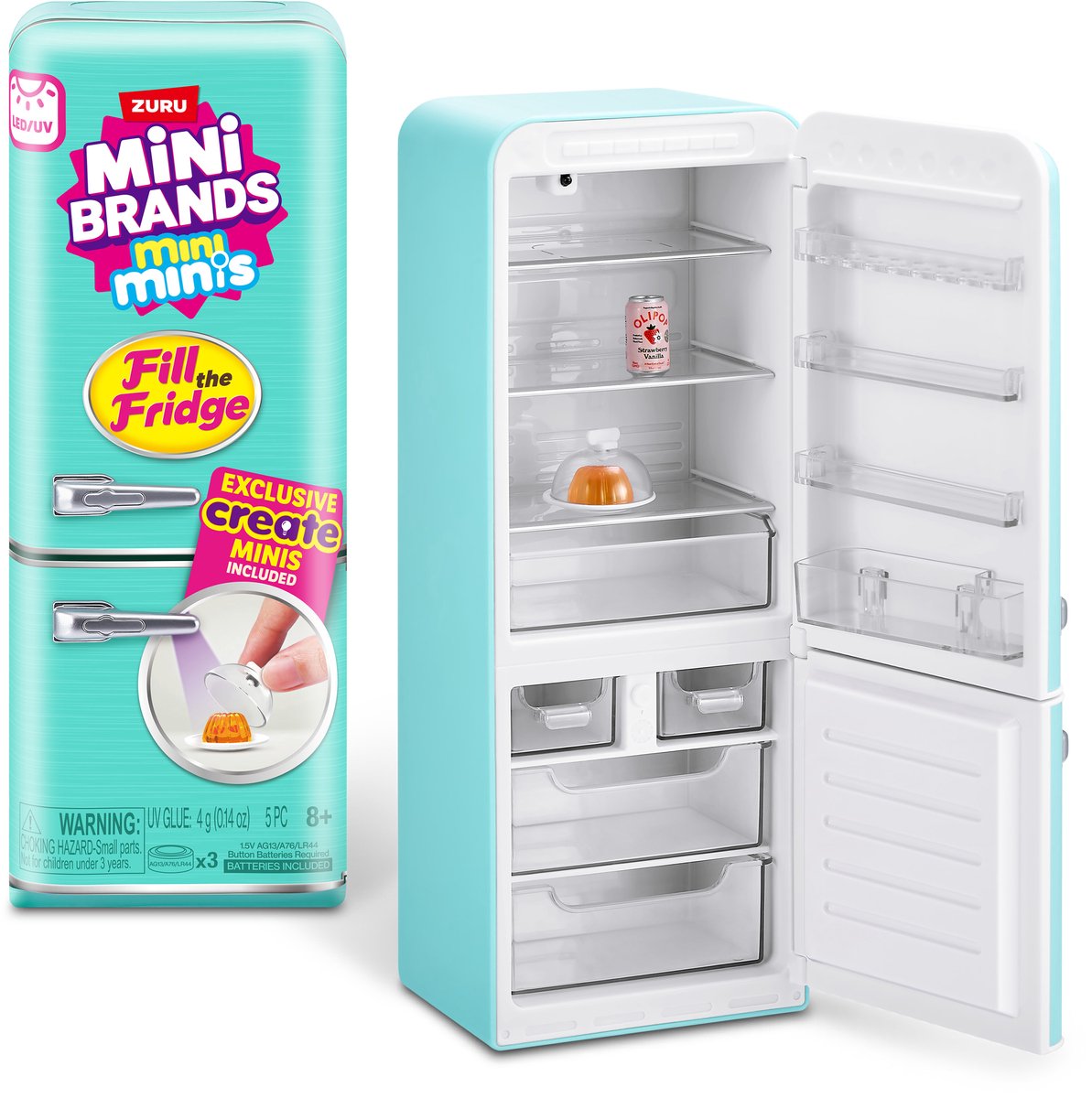 Zuru-Minimarken füllen das Kühlschrank-Spielset