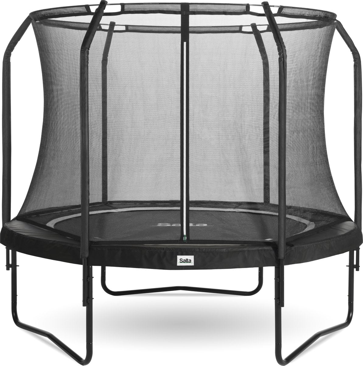 Salta premium black edition - trampoline met veiligheidsnet - ø 213 cm - zwart