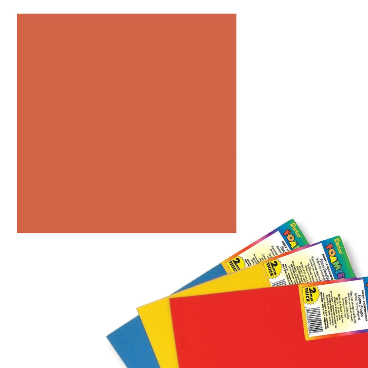 Darice • Foamies-Schaumstoffplatte 3 mm, 30 x 45 cm, Fleischfarbe
