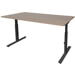 Bureau schaffenburg lin-pl168-havz-m25 spaanplaat, metaal multikleur