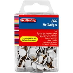 Herlitz Reißzwecken 8770158 Metall weiß