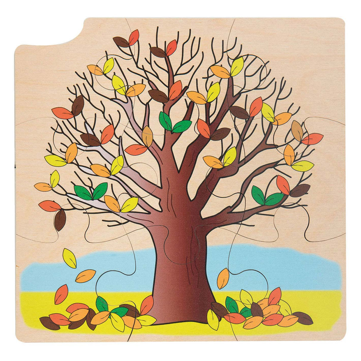 Rolf Wachstums- und 4-Lagen-Puzzle Holzwachstumsbaum, 36-tlg.