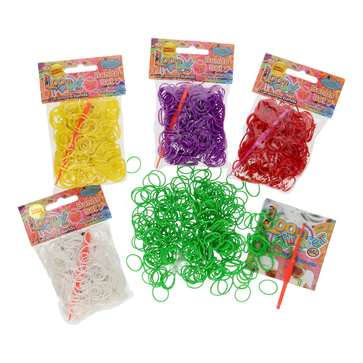 Loom Duftbänder, 300 Stück.