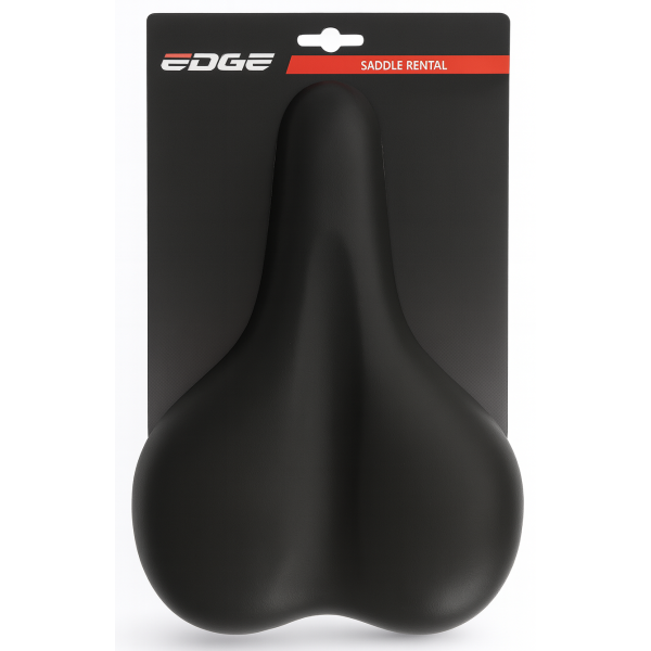 Edge Fahrradsattel City Rental – Schwarz (auf der Karte)
