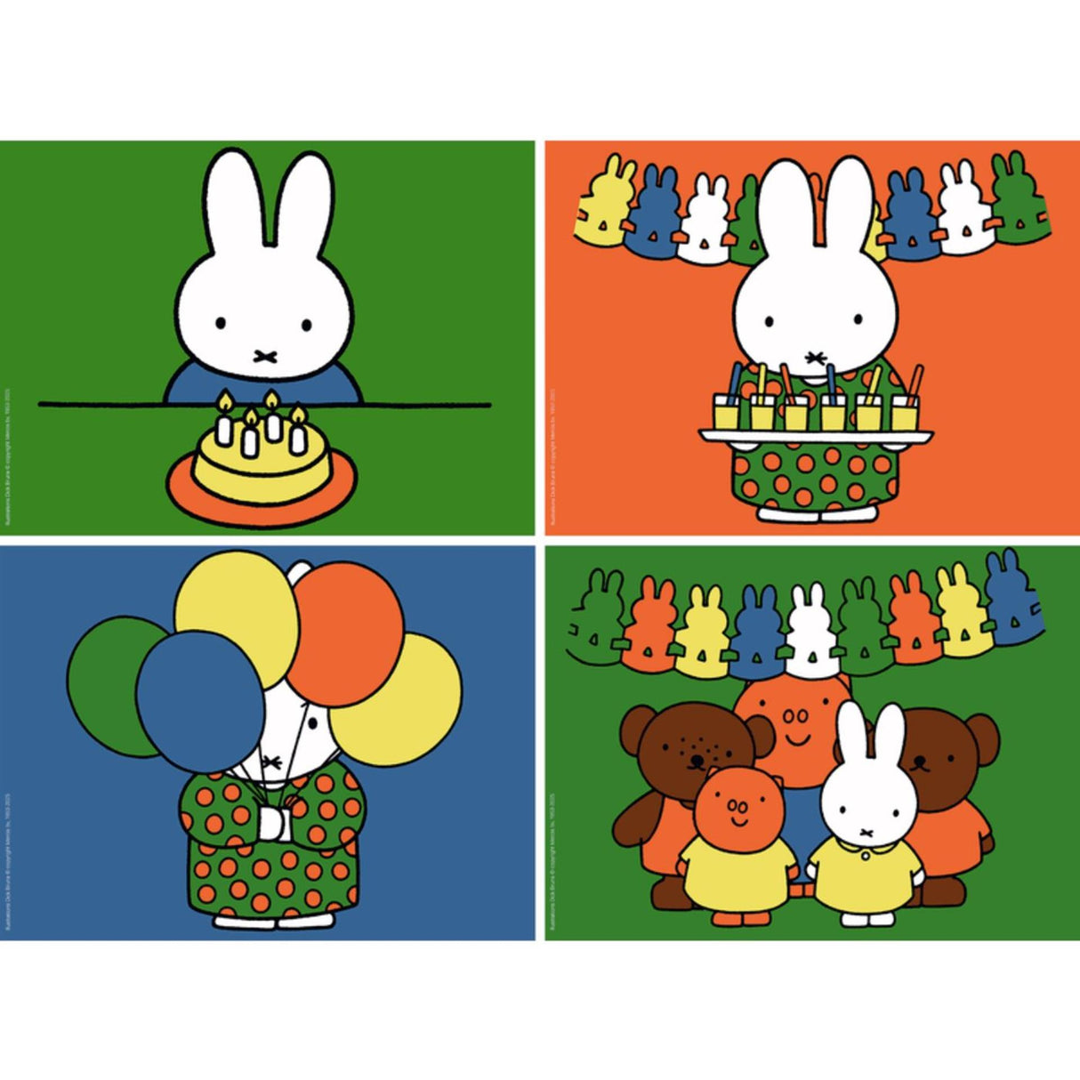 Ravensburger Puzzle 4in1 Miffy 70 Jahre