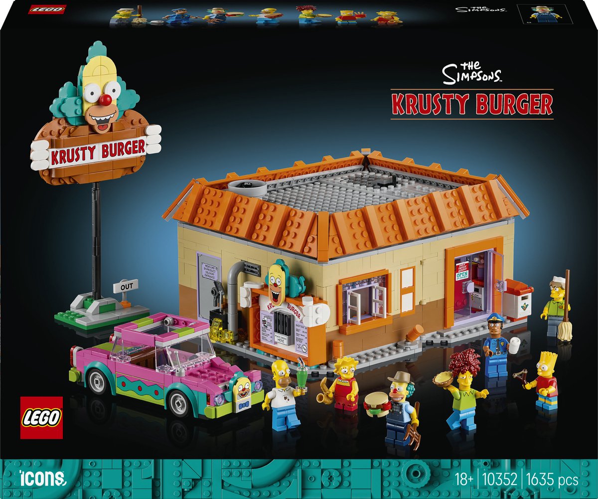 Lego® Icons Die Simpsons™: Krusty Burger – 10352