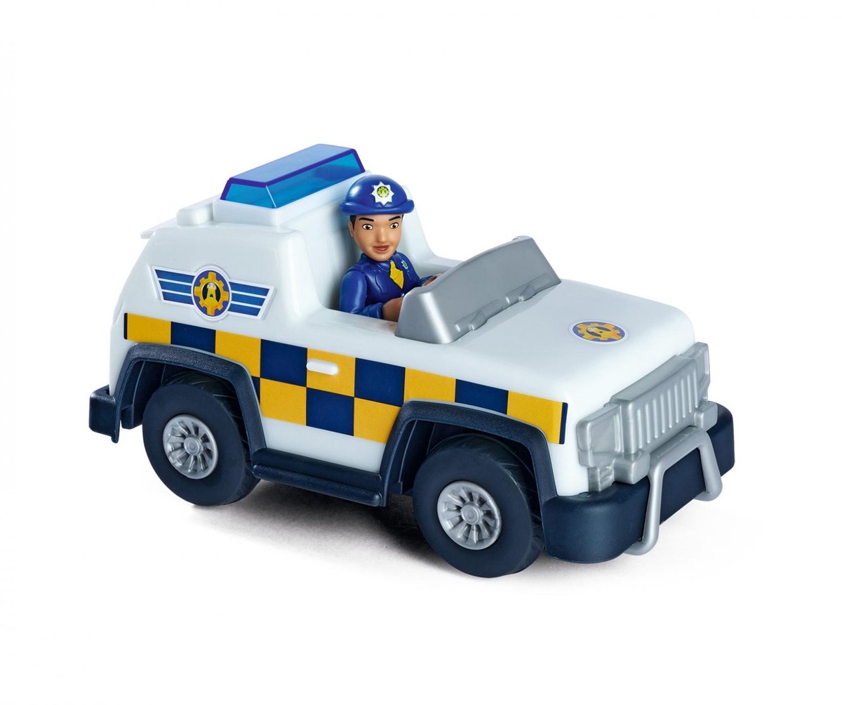 Simba Fireman Sam Police 4x4 Jeep mit Spielfigur