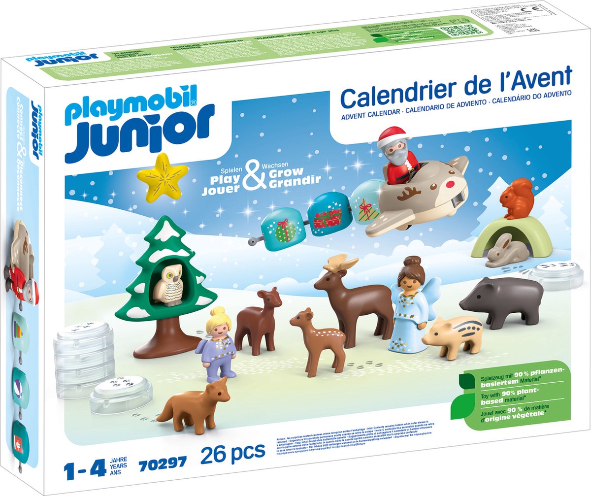 Playmobil Junior Adventskalender Weiße Weihnachten 70297