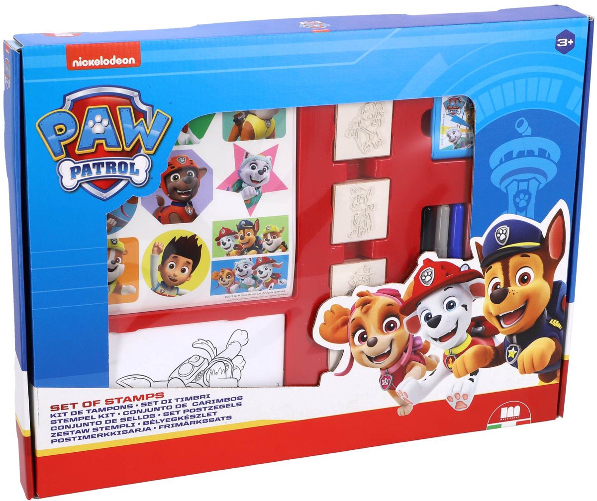 Multiprint Paw Patrol Stempelbox Maxi 22-teilig