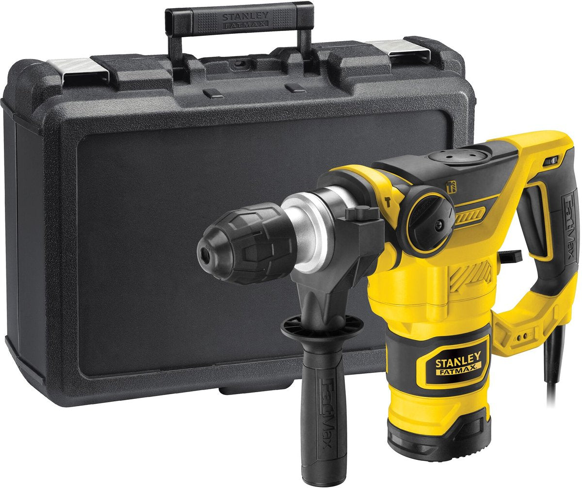 Stanley Fatmax 1250 W SDS-Plus Bohrhammer 3,5 J im Koffer FME1250K-QS