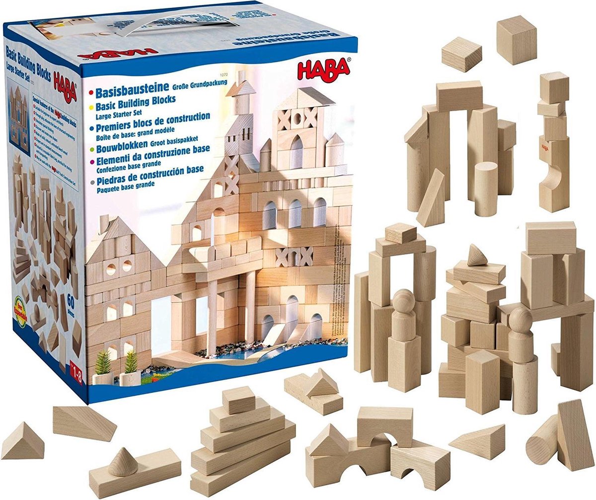 Haba blokken blokken modern groot basispakket - 60 blokken