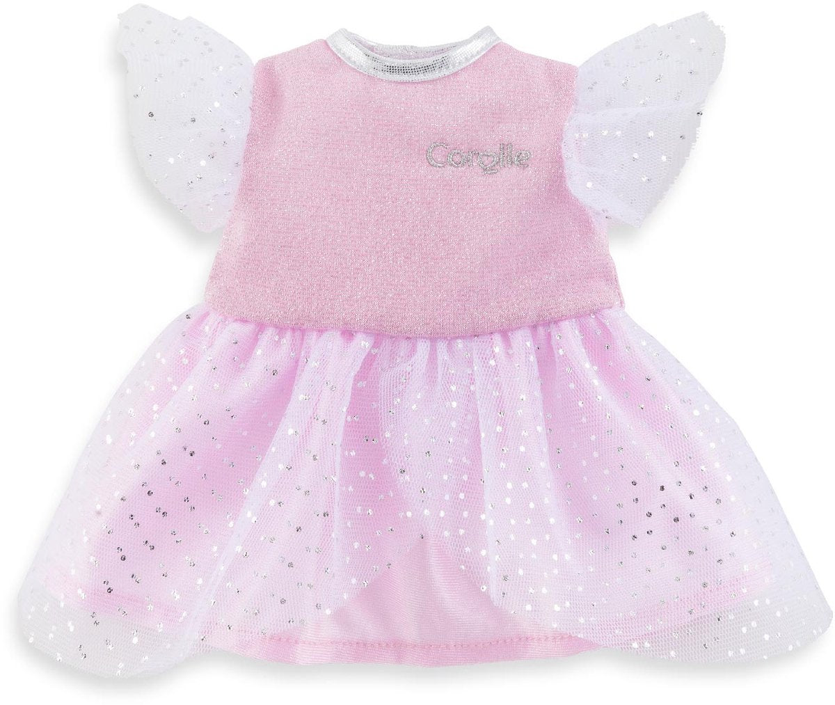 Corolle ma – rosa Puppenkleid mit Glitzer