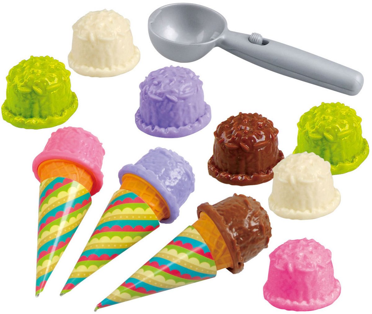 Playgo Eiscreme-Spielset – 17-teilig.
