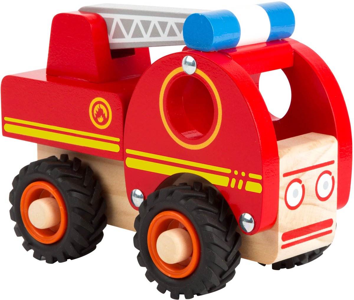 Small Foot - Feuerwehrauto aus Holz mit Leiter