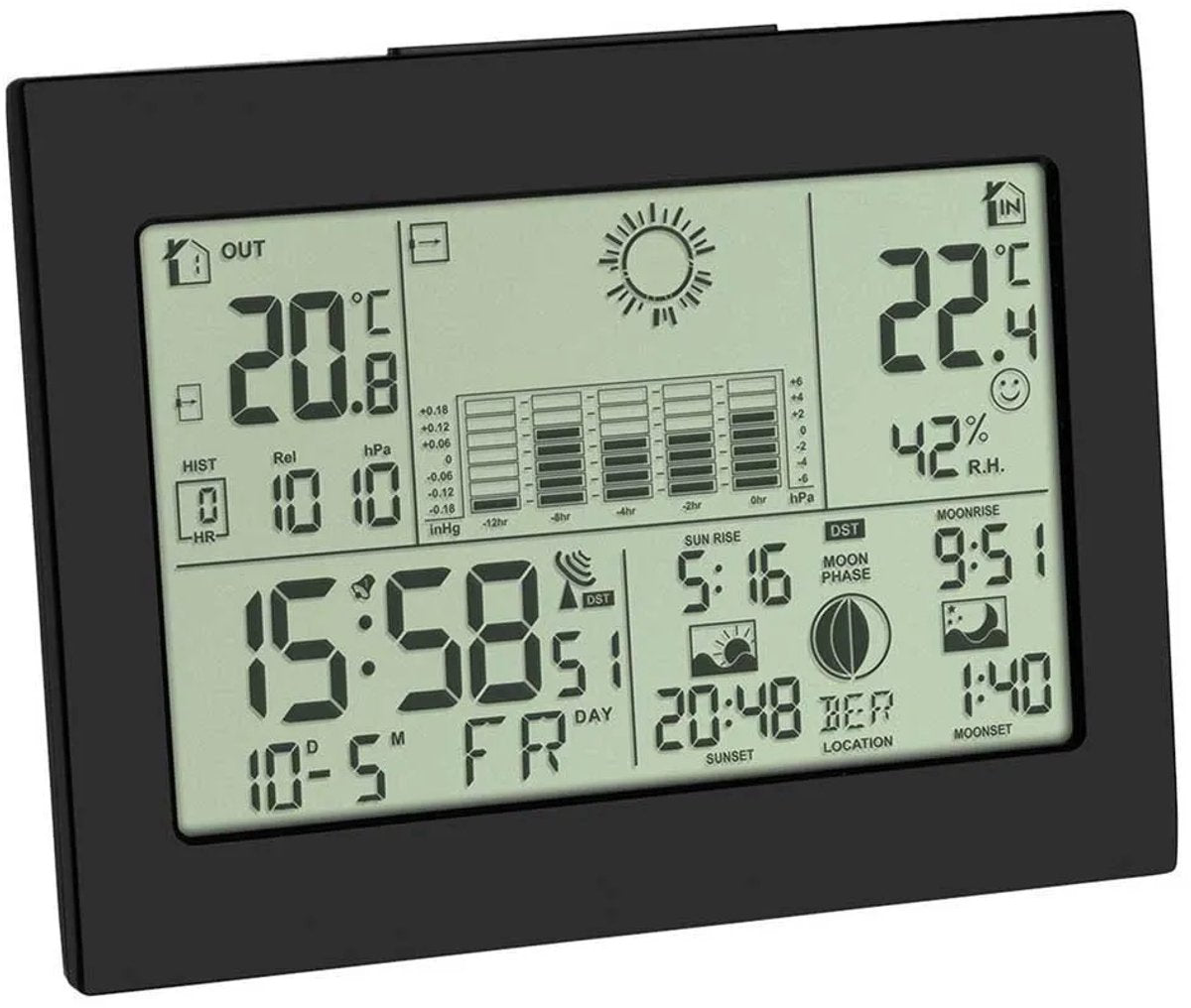 TFA Dostmann Horizon 35.1155.01 Funk-Wetterstation Anzahl Sensoren max.: 3