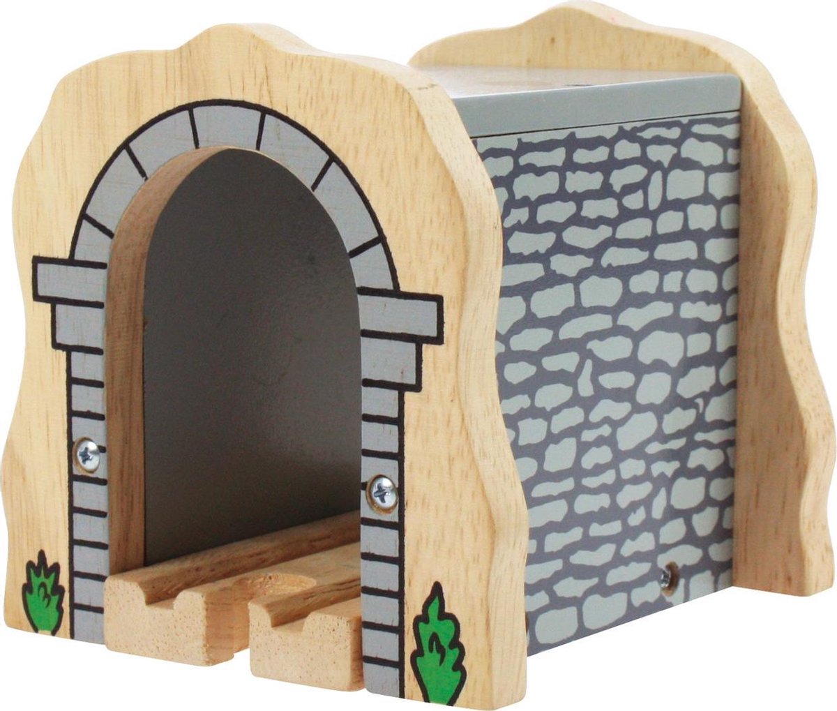 Bigjigs-Schienen – grauer Tunnel