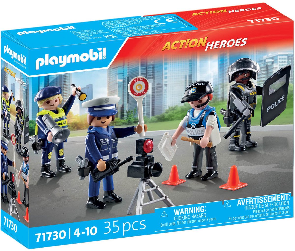 Playmobil 71730 Polizeifiguren-Set | 2 Stk