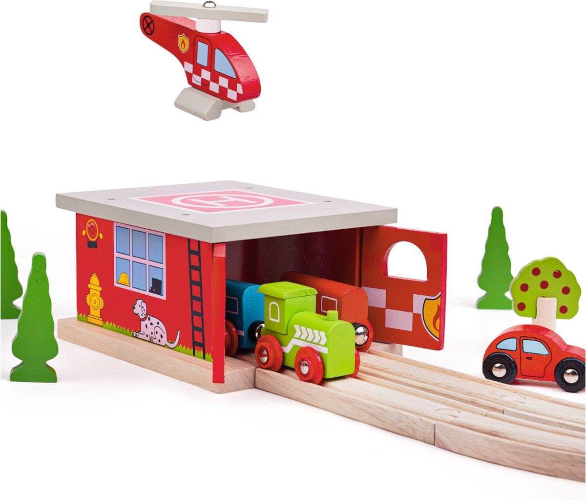 Bigjigs-Schienen – Feuerwache