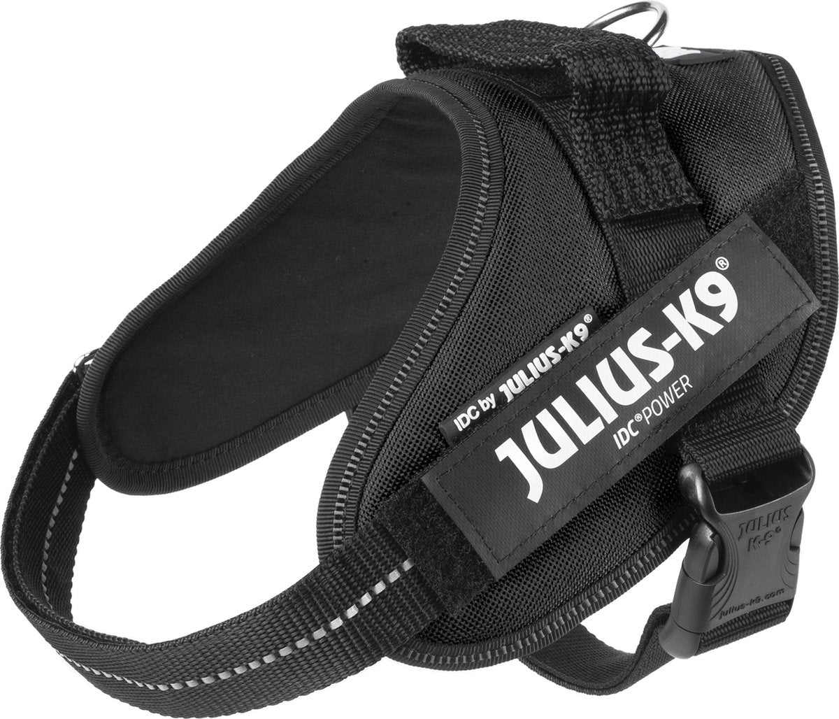 Julius K9 IDC Power-Harnas Tuig für Etiketten schwarz