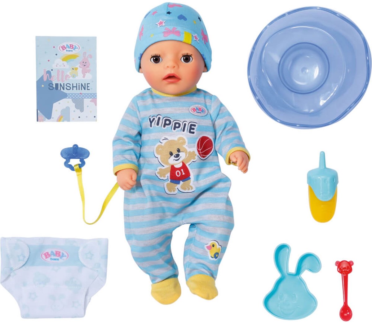 Baby geborener kleiner Junge 36cm