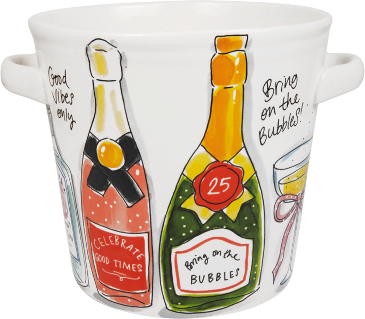 Blond amsterdam , even bijkletsen: ceramic ice bucket