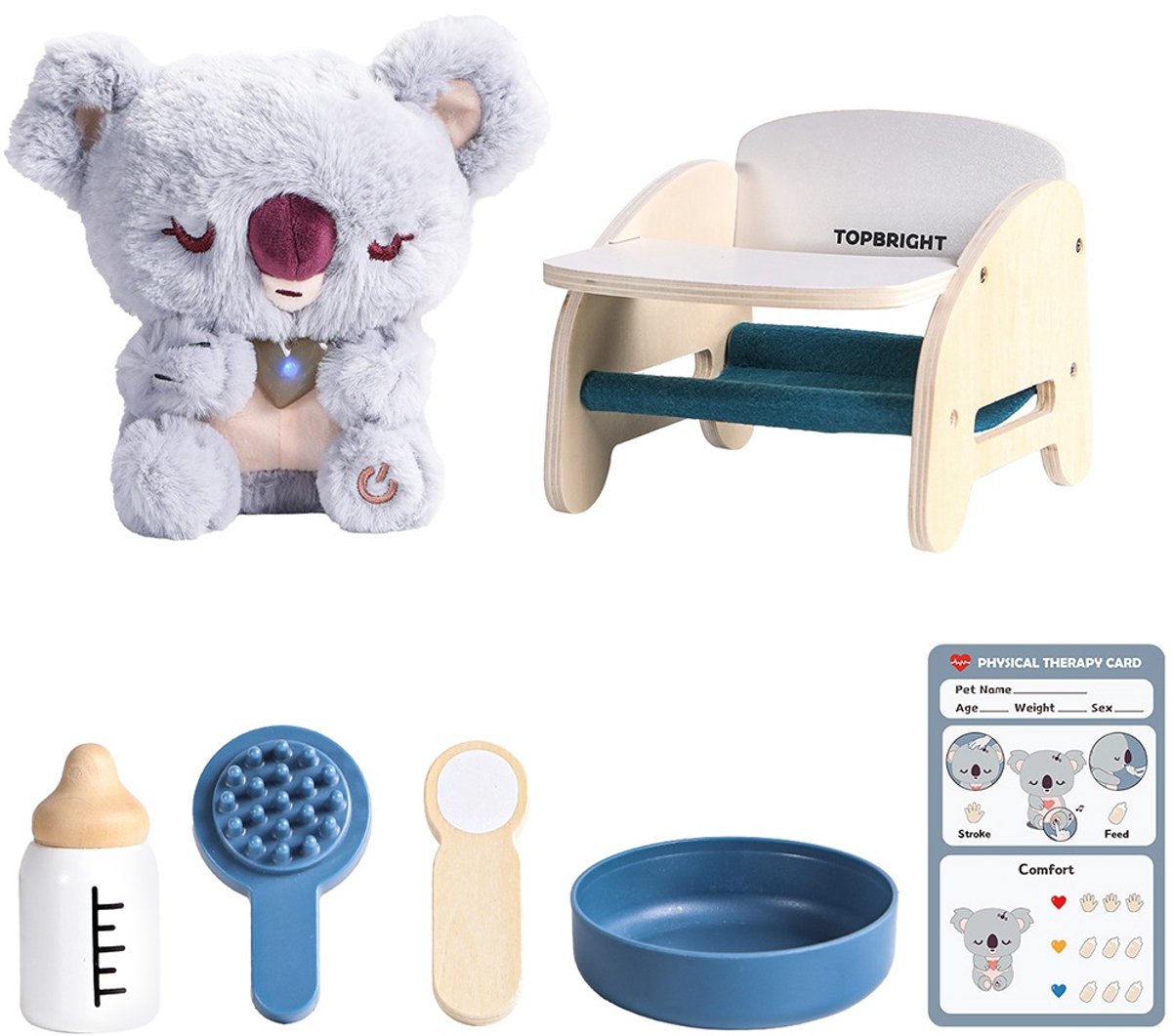Topbright care pets - Baby Koala - Interaktives Kuscheltier für Kinder ab 3 Jahren