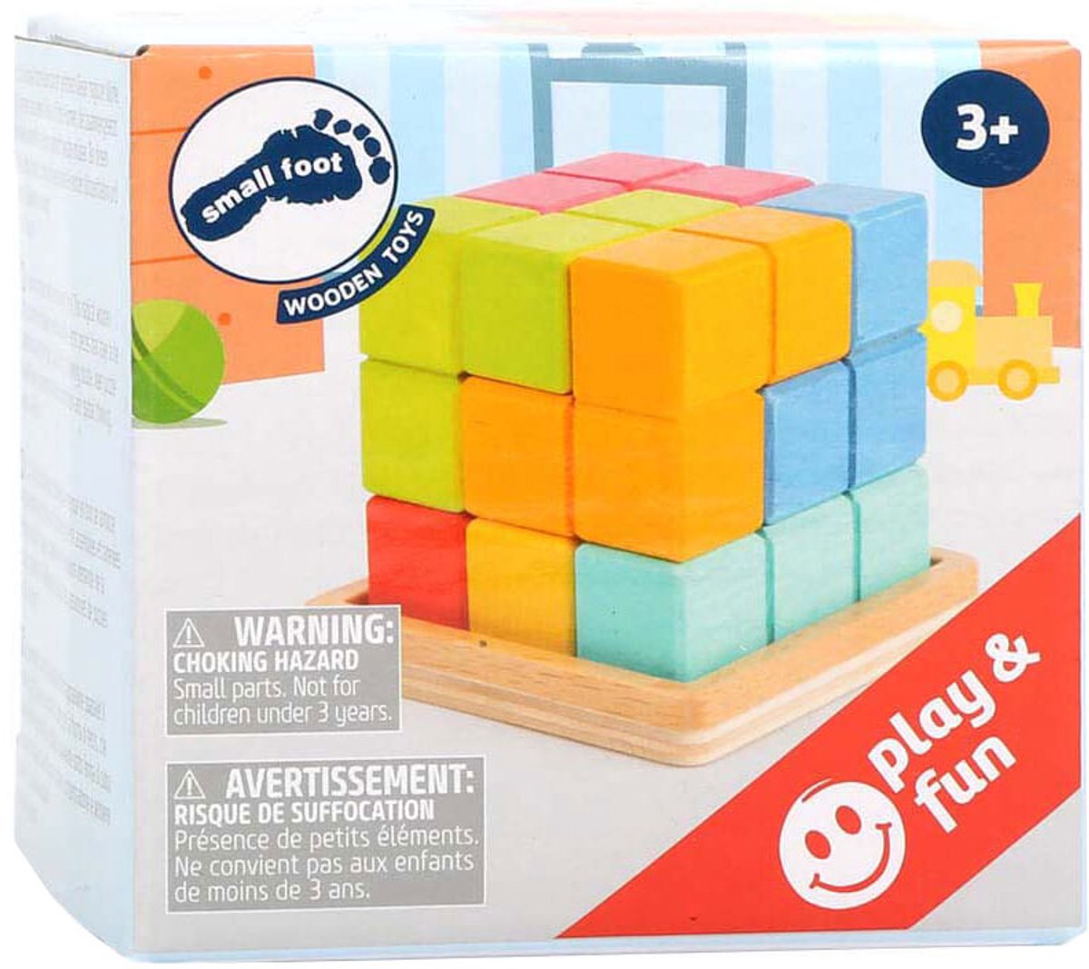 3D-Gehirnpuzzle aus Holz von Small Foot