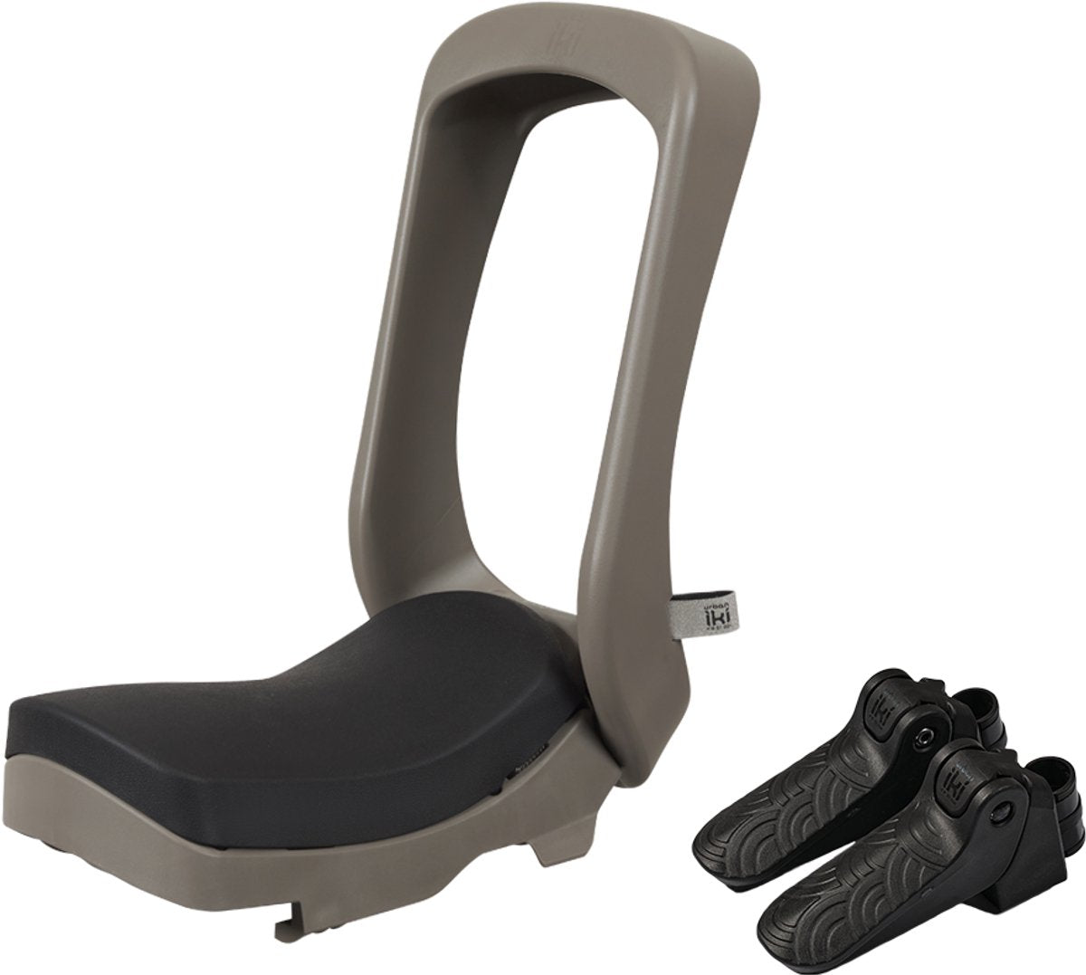 Urban Iki Junior Fahrradsitz – ohne Montagerahmen – Suzume Grey Bincho Black –