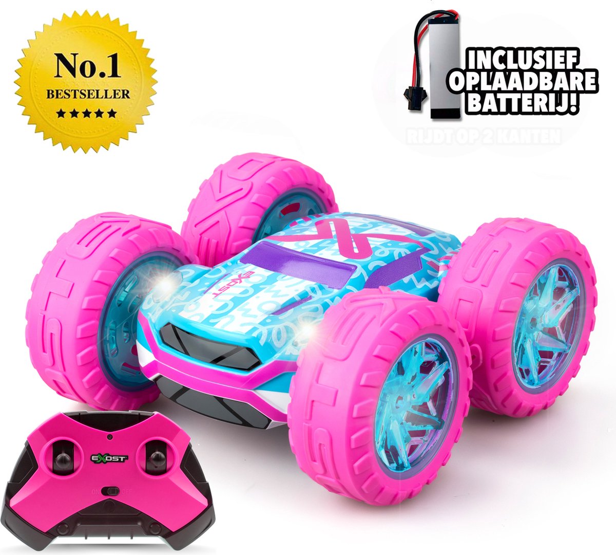 Spectron Exost RC 360 Cross Flash Amazon Pink gesteuertes Auto