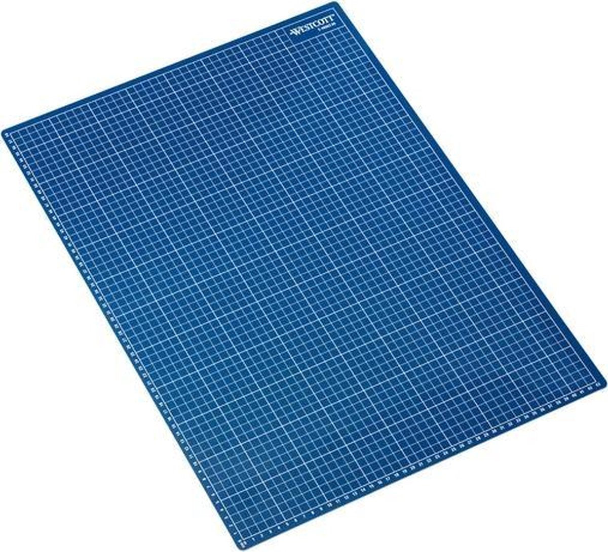 Westcott Schneidematte – A2 – blau – 600 x 450 mm – 5-lagig – selbstheilend – AC-E46002