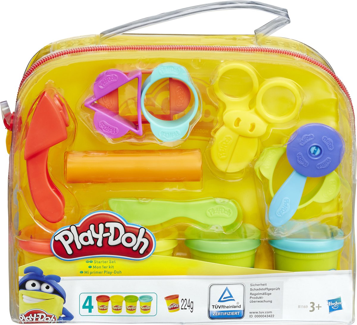 Play-doh Starterset Spielset - Modelliermasse - inklusive 4 Töpfe - Basteln für Kinder