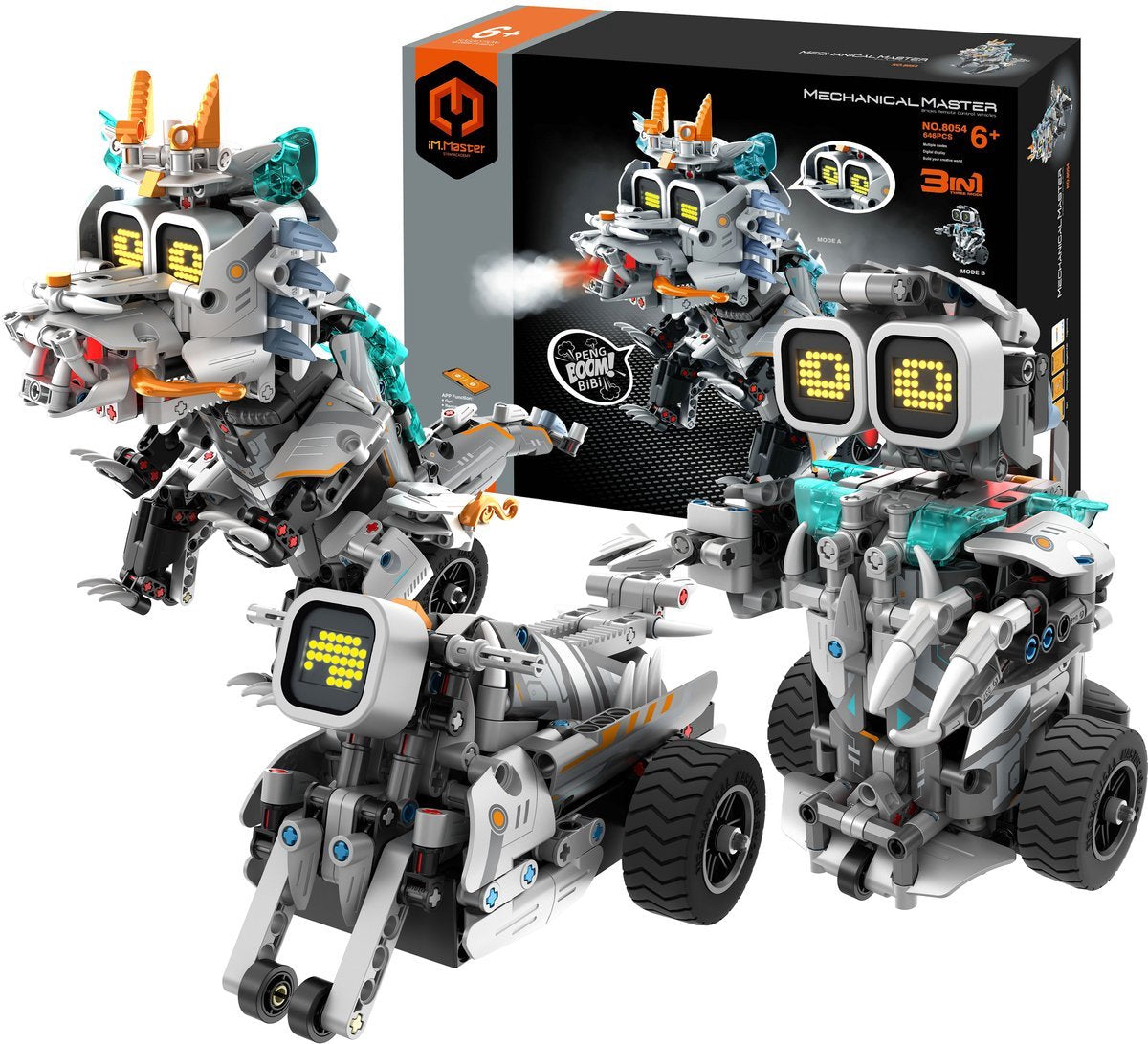 Gear2play im.master – programmierbarer 2,4 g RC 3-in-1-Roboter
