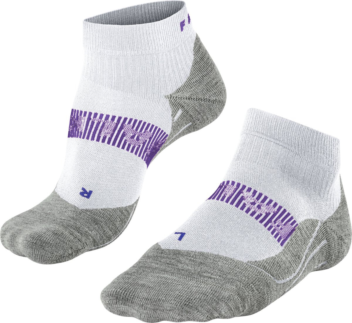 Falke ru4 cool kurze Anti-Blasen-Funktionsmaterial-Laufsocken Damen weiß – Größe 39-40