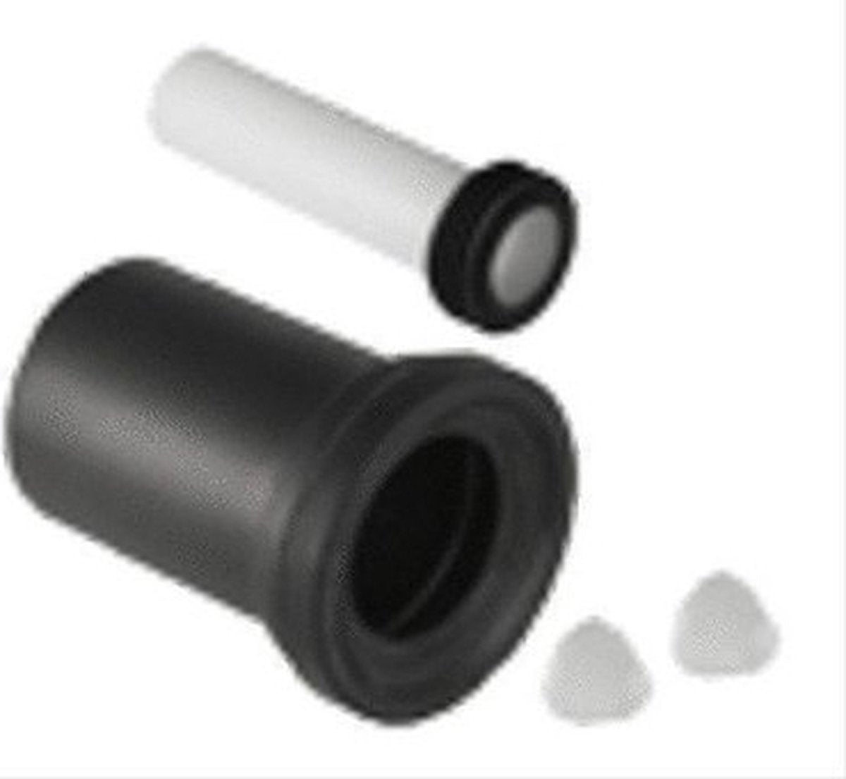 Geberit Anschlussset PE 185mm, Abfluss 90mm, Zulauf 45mm