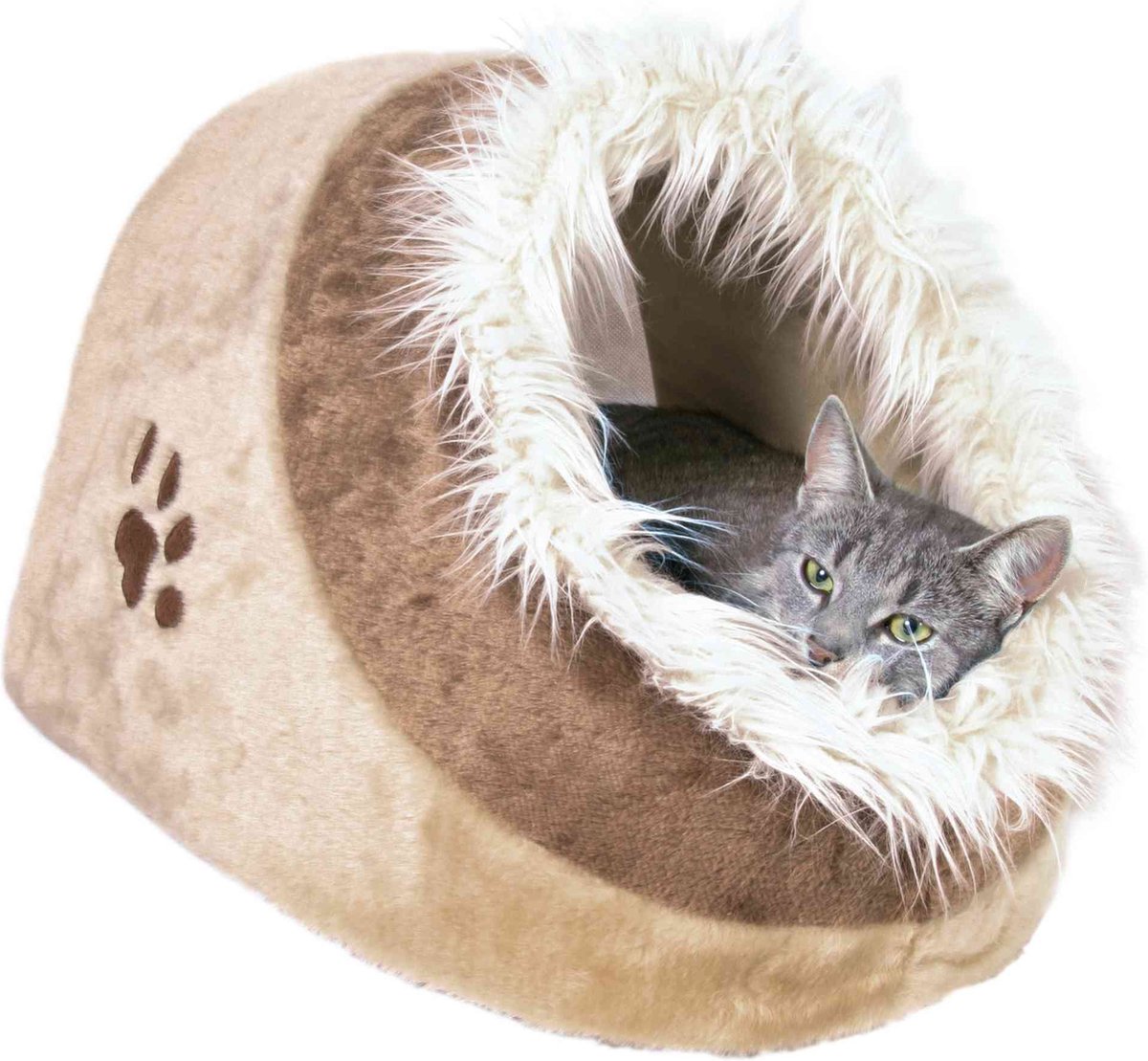 Trixie Katzenkorb Iglu Minou Flieder Violett 35x26x41 cm
