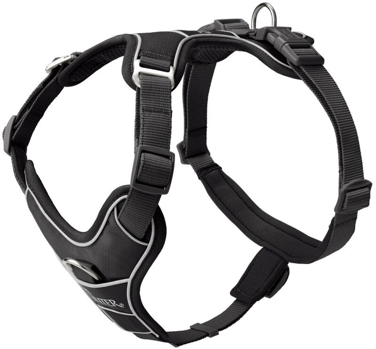 Hunter Hundegeschirr Divo Up Schwarz S M