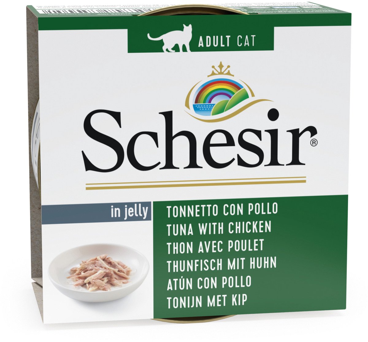 Schesir Cat Thunfisch Huhn 85 gr – 1 Stück